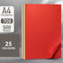 A4 Coloured Paper 70/80GSM Multi Colours for Craft Scrapbook School Project - 25-Colour