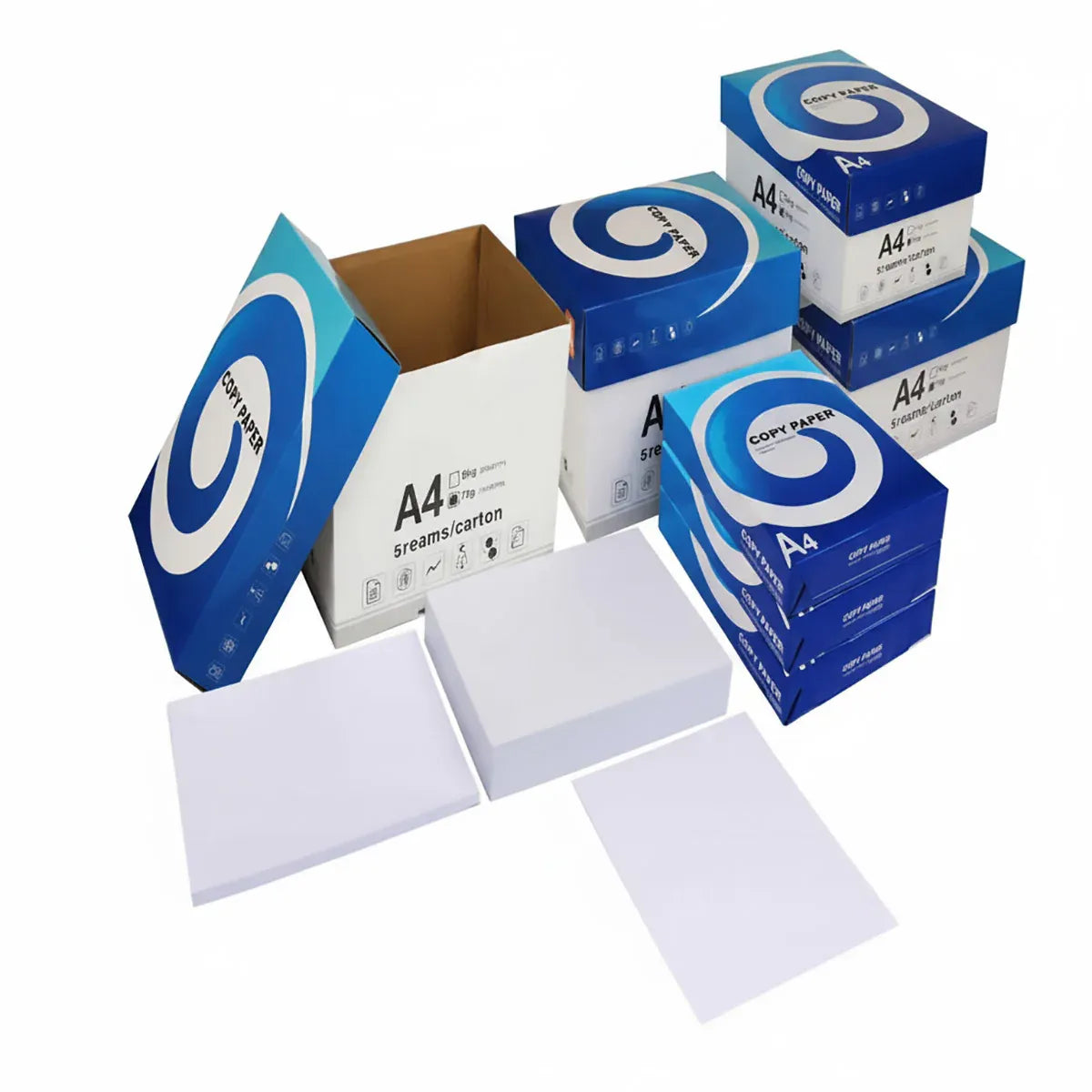 2500 Sheets A4/A3 Printing Paper Premium White No Ghosting for Home Office Use - A4