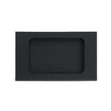 100PCS Windowed Postcard Mailing Box Cardboard Envelope for Packaging Craft Use - Black