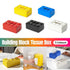 Tissue Box Cover Creative Building Block Cute Napkin Dispenser Holder Home Decor - Black