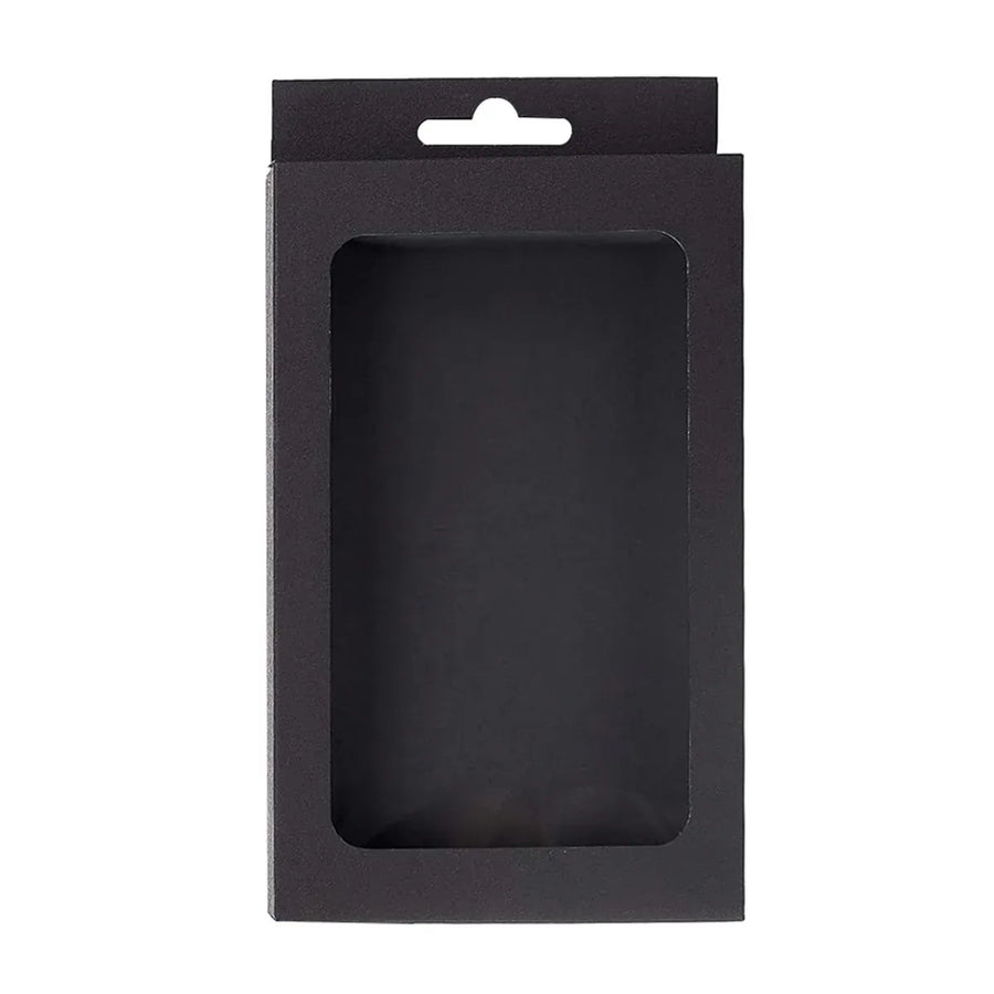 50PCS Gift Packaging Boxes Durable Clear Window for Gift Packaging Presentation - Black