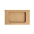 100PCS Windowed Postcard Mailing Box Cardboard Envelope for Packaging Craft Use - Kraft