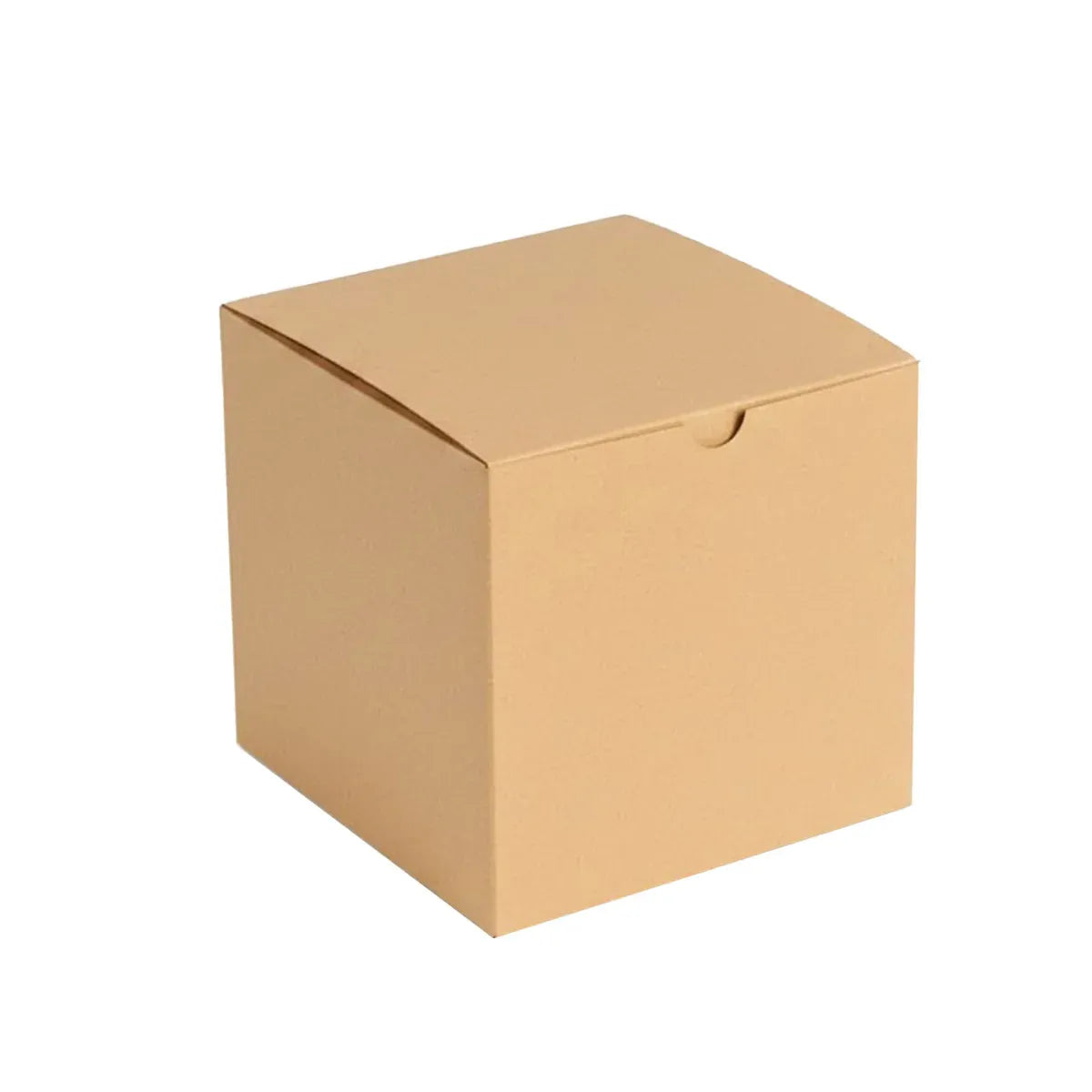 Kraft Gift Boxes 50pcs 10x10x10cm Party Favour Packaging Paper Boxes - Kraft