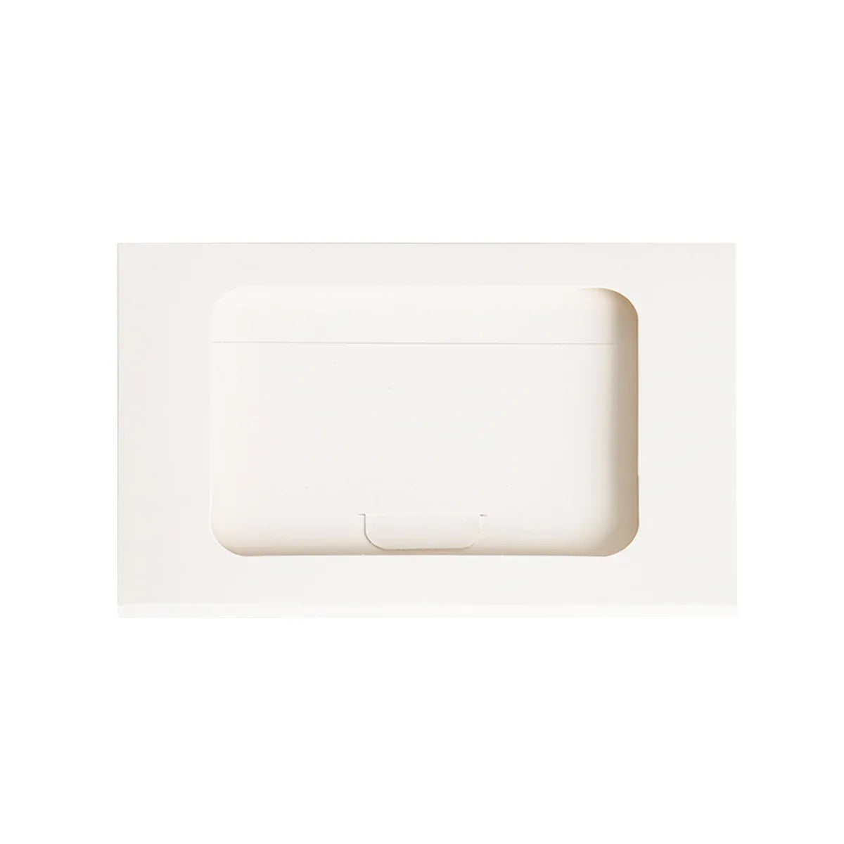 100PCS Windowed Postcard Mailing Box Cardboard Envelope for Packaging Craft Use - White