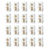 20PCS Cup Gift Boxes Sturdy with Clear Window Aesthetic for Coffee Cup Packaging - White