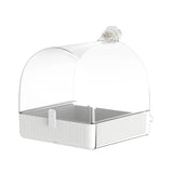3in1 Parrot Bath Basin Bird Bathtub Cage or Accessory Pet Bird Feeder Water Bowl - Bathroom