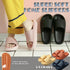 Ultra-Soft Pillow Slides EVA Slippers for Indoor Outdoor Use â€“ Thick Anti-Slip Sole - Black 44-45