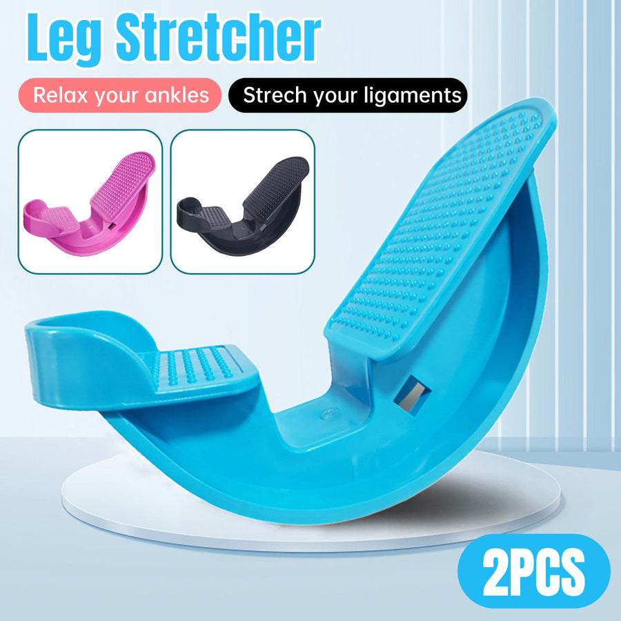 2PCS Tendon Plate Calf Stretcher Fitness Oblique Pedal Ankle Achilles Exercise - Blue