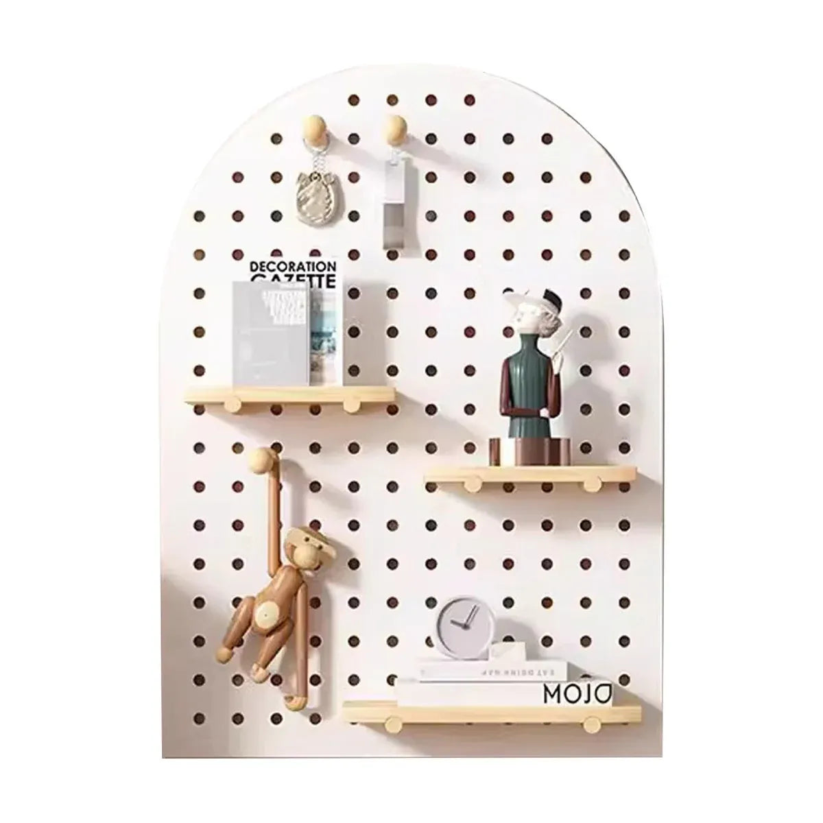 Wall Storage Shelf Panel Display Rack Cave Style Porch Shelf For Home Decoration - Arch