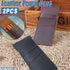 2PCS Vintage Handmade Genuine Leather Pencil Case Set Cowhide Protective Holder