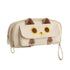 Multifunction Pencil Case For Boys Girls Embroidered Large Capacity Pencil Case - Beige