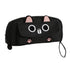 Multifunction Pencil Case For Boys Girls Embroidered Large Capacity Pencil Case - Black