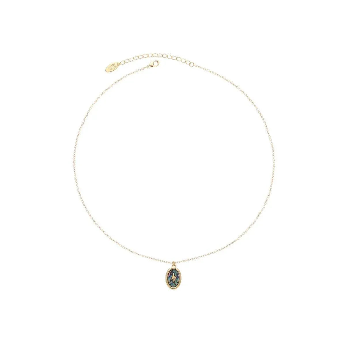 Retro Fashion Style Natural Stone Design Necklace for Women Vintage Jewelry - Have a pendant