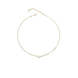 European and American Simple Niche Design Pendant Necklace for Women Fashion - Pearl