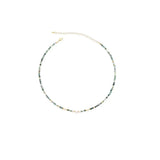 Retro Fashion Style Natural Stone Design Necklace for Women Vintage Jewelry - No pendant