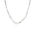 Double Layered Pearl Necklace Bracelet Set Silver Jewelry Women Fashion - Pendant