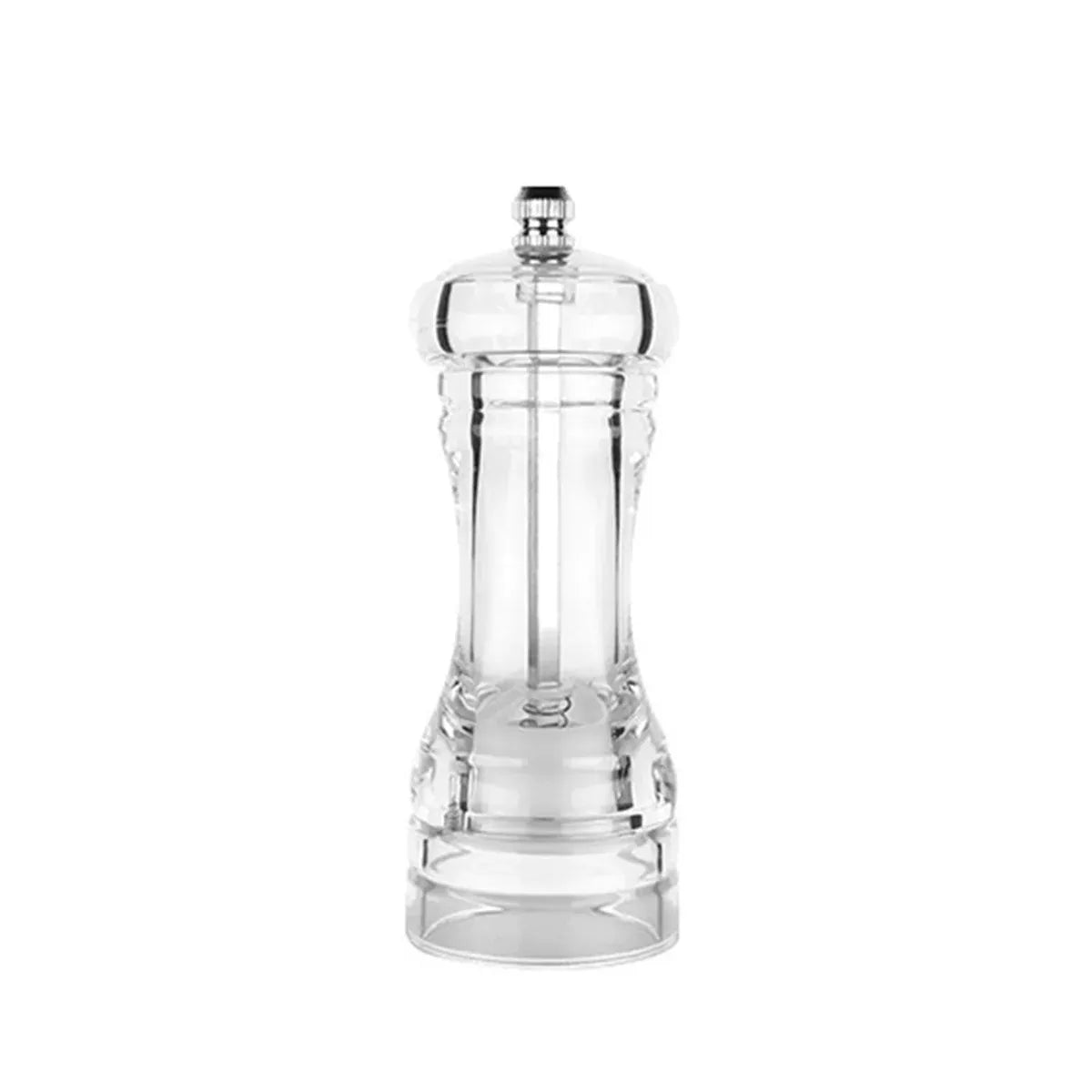 Transparent Manual Spice Grinder Bottle Multi Purpose Seasoning Dispenser - 6inch