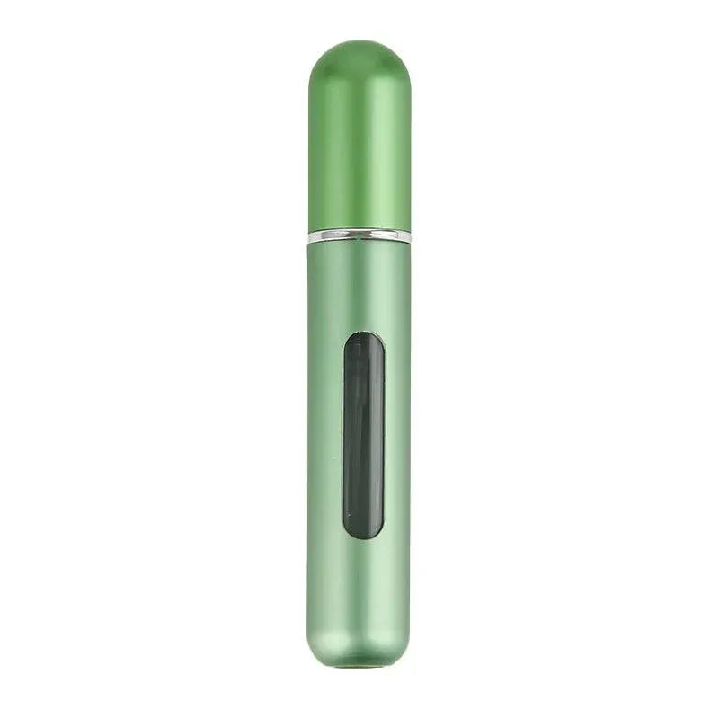 Portable Perfume Atomizer Spray Bottle 8ml Refillable Scent Pump for Travel Use - Green