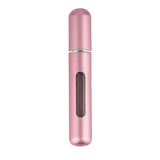 Portable Perfume Atomizer Spray Bottle 8ml Refillable Scent Pump for Travel Use - Matte Pink