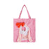 Portable One Shoulder Cat Dog Canvas Bag Breathable Pet Carrier for Travel - Pink