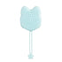 Double Hand Cat Bath Gloves Hair Removal Comb Grooming Floating Hair - Blue