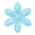 Multi Cat Feeding Bowl Petal Design Kitten Milk Bowl Puppy Dog Food Water Dish - Blue