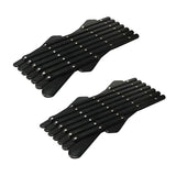 2pcs Retractable Car Window Guardrail for Dogs Cats Pet Barrier Fence - 24cmx10.5cm