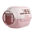 Dog and Cat Carrier Large Space Removable Sunroof Air Carrier for Pet Travel - Pink