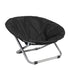 Folding Pet Bed Chair Portable Round Dog Bed Cat Bed Cushion for Pets Indoor Use - Black