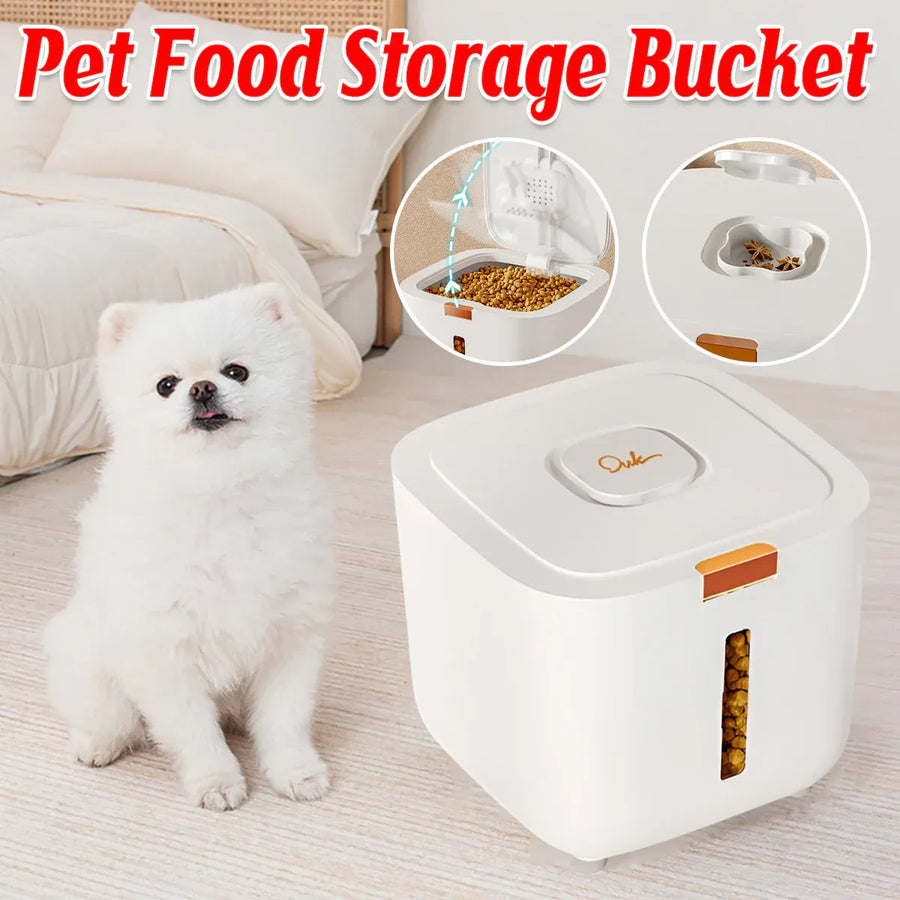 Pet Large Storage Bucket Food Sealed Container Airtight Moisture Proof Durable