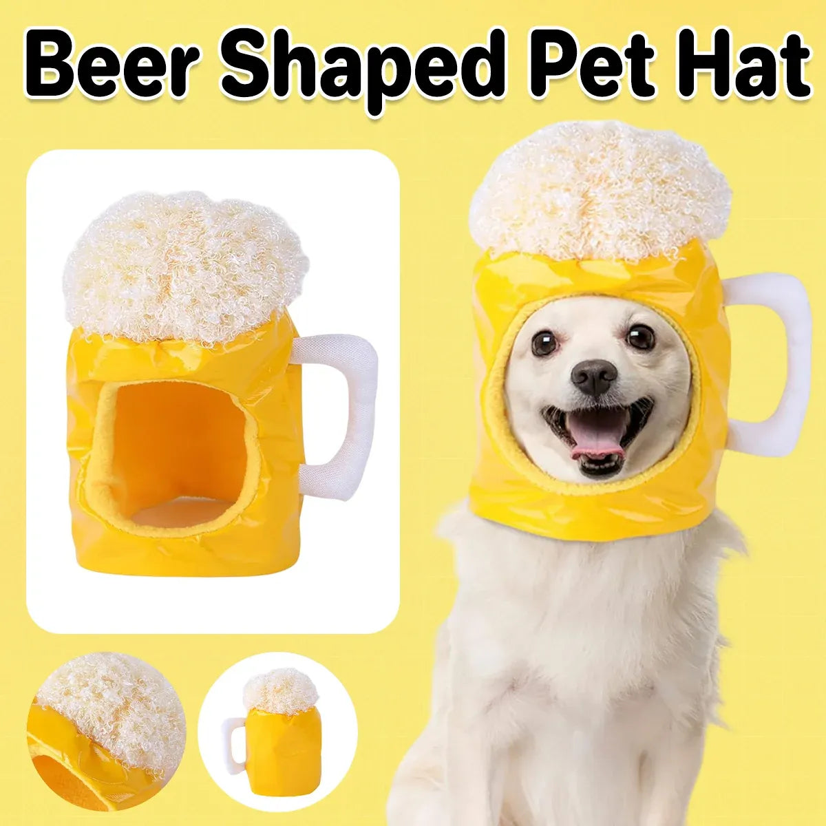 Pet Beer Style Hat Headpiece Pet Funny Feadgear Fun Pet Fecoration for Pet