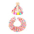 Dog Cat Birthday Dress Bib Felt Hat Party Supplies Drool Towel for Pet Parties - L