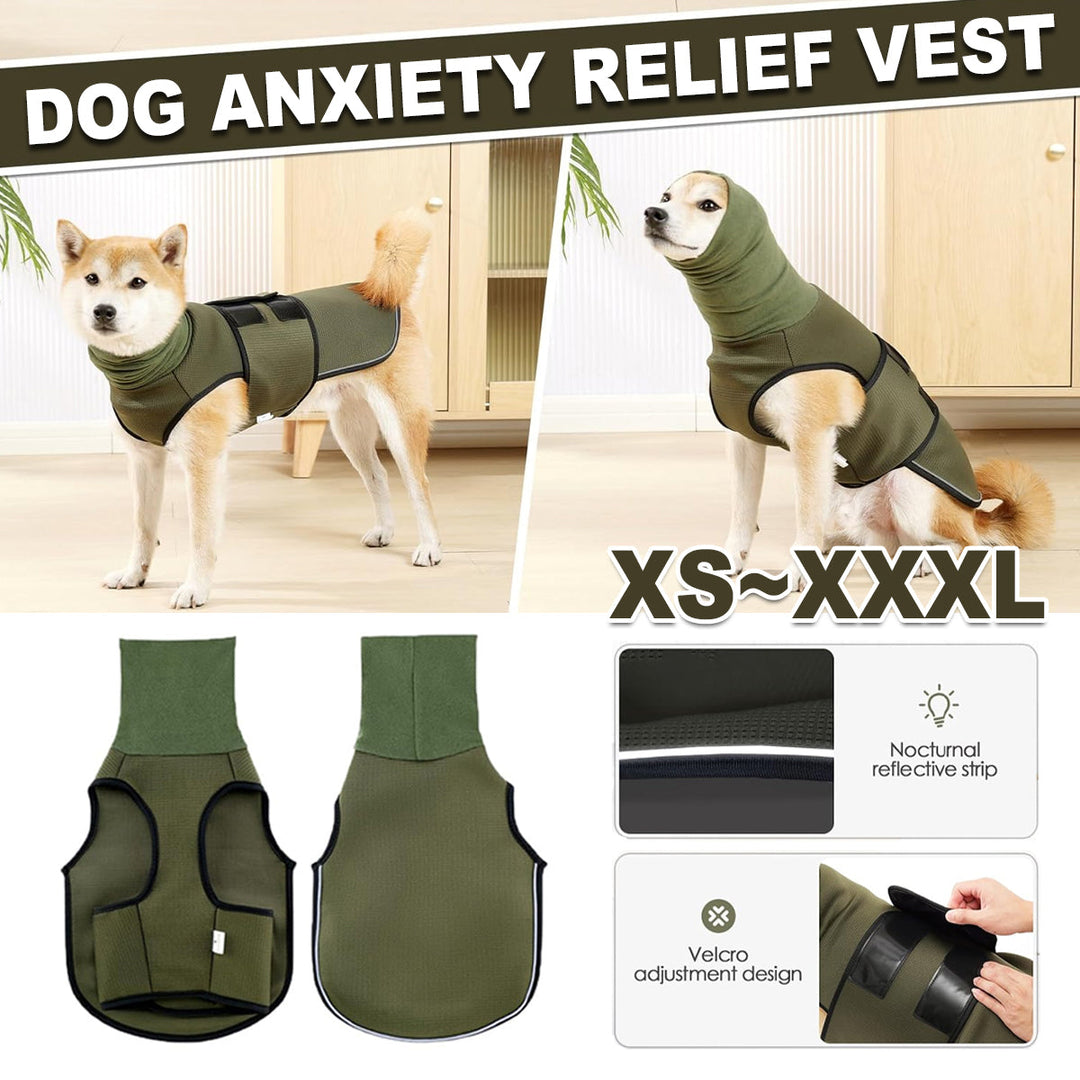 Calming Dog Vest for Stress Relief Travel Thunder Wrap Jacket for Medium Large Dogs - XL