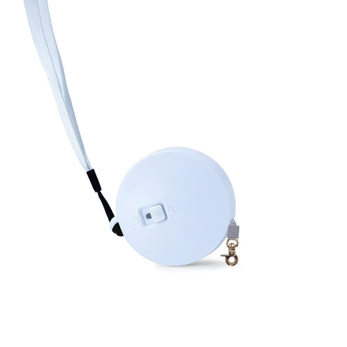 2M Outdoor Mini Retractable Leash Traction Rope Cats Dogs Durable - White