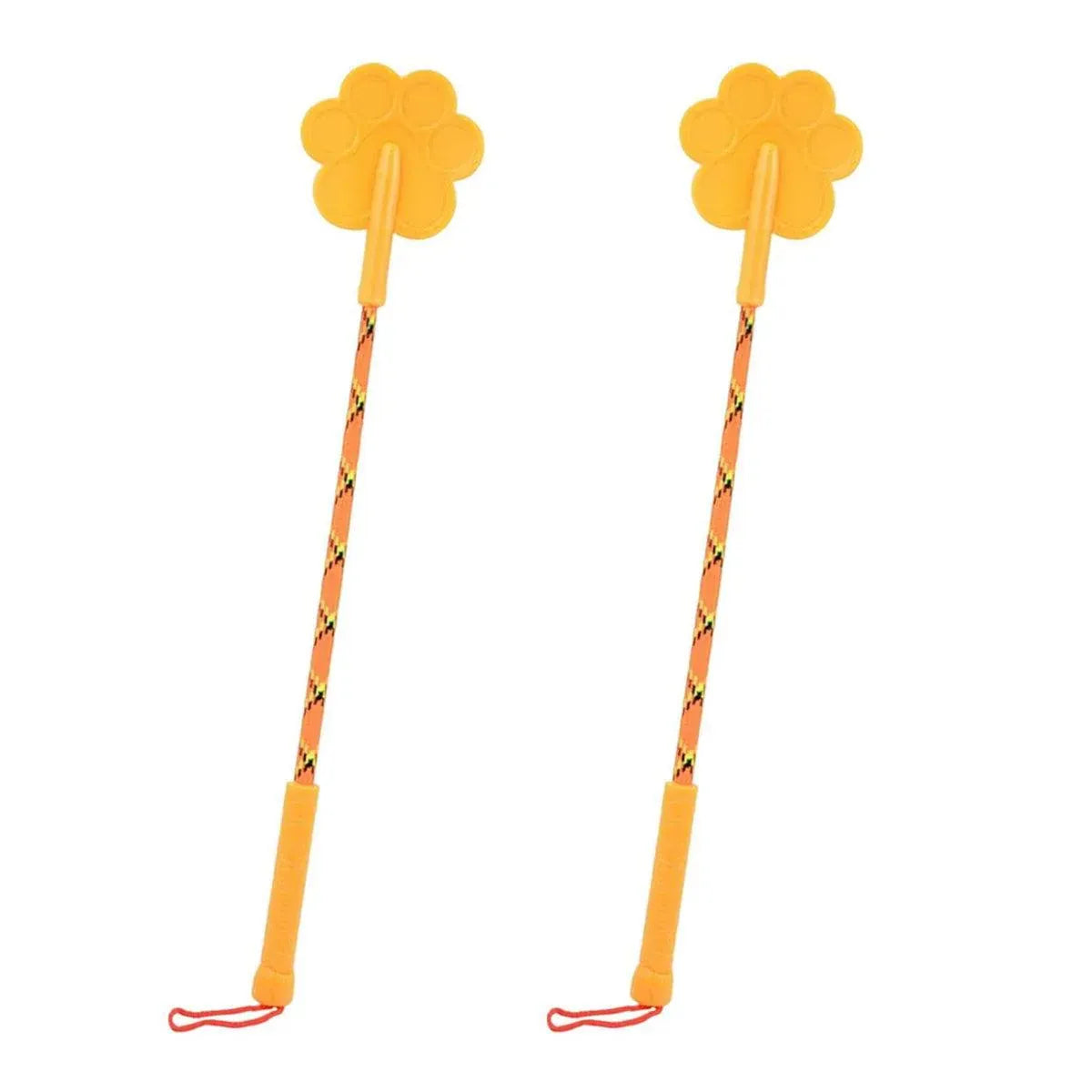 2pcs Dog Training Sticks for Dogs Pet Supplies Trainer Tools Canine Training - Orange