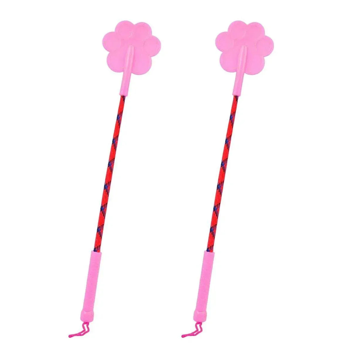 2pcs Dog Training Sticks for Dogs Pet Supplies Trainer Tools Canine Training - Pink
