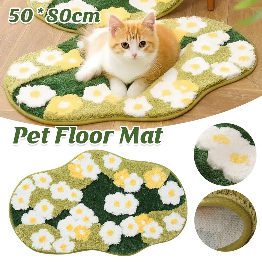 Carpet Irregular shaped Hall Pet Floor Mat Non Slip for Living Room Entryway