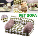 Dog Cat Sofa Warm Pet Sofa for Cats and Small Dogs Comfortable Sleeping Bed