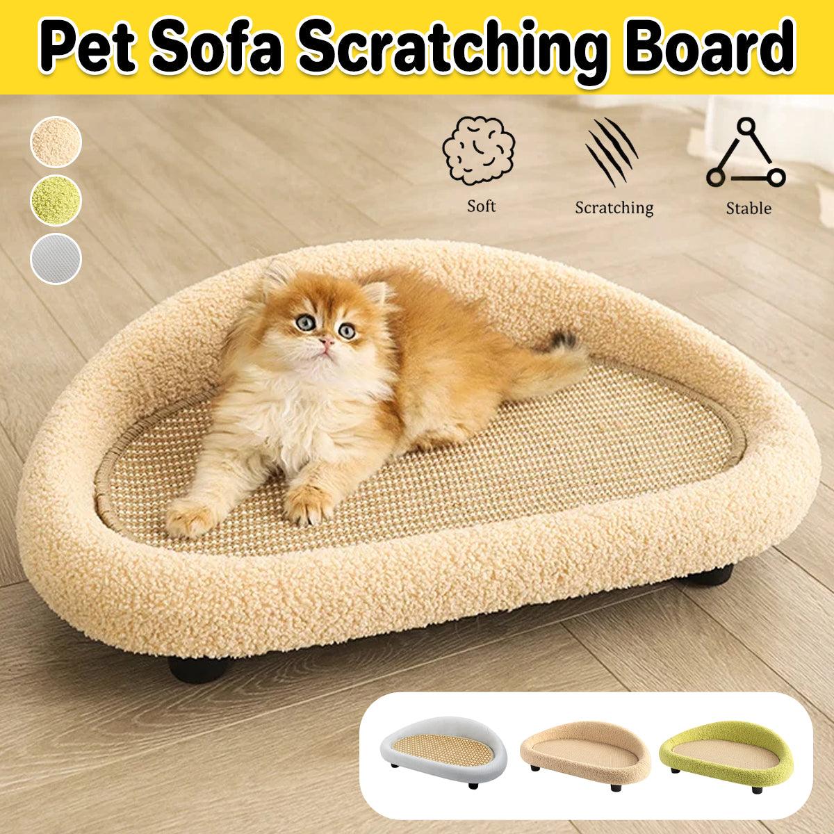 Large Cat Scratching Board Sofa Scratch Resistant Nest for Cats and Kittens - Grey
