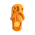 Pet Dog Chew Toy Slipper Shape Teething Durable Puppy Play Training - Orange
