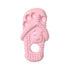 Pet Dog Chew Toy Slipper Shape Teething Durable Puppy Play Training - Pink