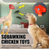 Squeaky Chicken Pet Chew Toy Durable Interactive Boredom Relief Dog Cat Play
