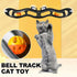 Folding Cat Track with Bell Self Healing Sucker Ball Toy Interactive Play Cats