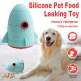 Pet Silicone Food Dispenser Ball Interactive Slow Feeder Toy for Dogs and Cats