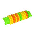 Bear Head Dog Chew Toys for Teething and Fun Caterpillar Pet Toys for Dogs - Green