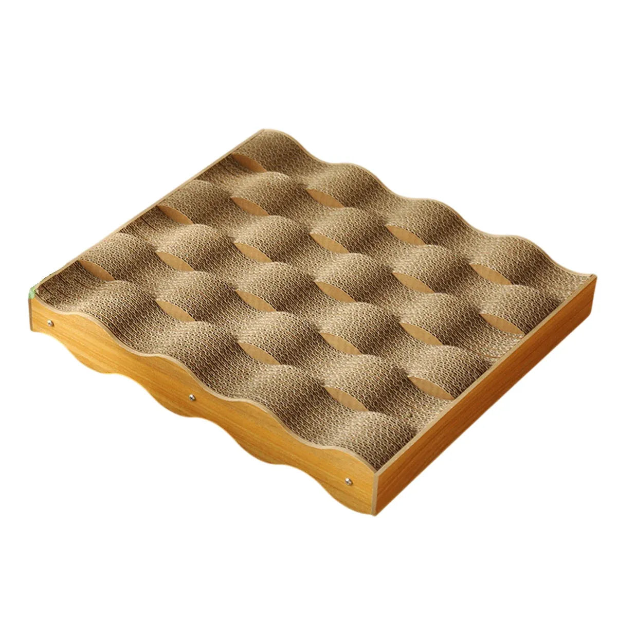Cat Entertainment Corrugated Scratching Board Cat Toy Anti Scratch Durable - Upgraded Model