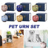 Small Pet Urn for Ashes Memorial Keepsake Urns for Dog Cat Cremation Remains - Red