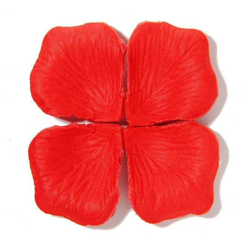 1000 PCS Silk Rose Petals Elegant Wedding or Event Decoration - Red