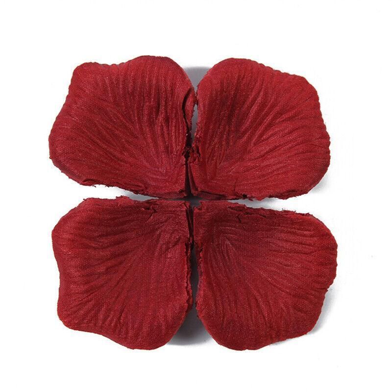 1000 PCS Silk Rose Petals Elegant Wedding or Event Decoration - Burgundy