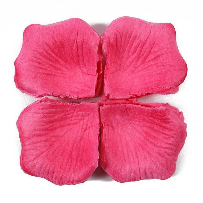 1000 PCS Silk Rose Petals Elegant Wedding or Event Decoration - Rose Red